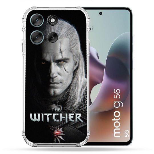 Coque Renforcée Pour Motorola G56 5G The Witcher Noir