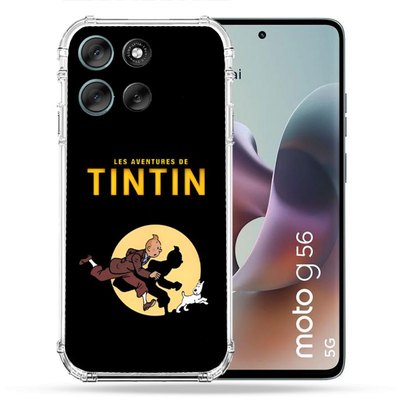 Coque Renforcée Pour Motorola G56 5G Tintin Classique