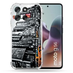 Coque Renforcée Pour Motorola G56 5G Voyage Amerique USA New York Taxi