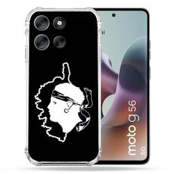 Coque Renforcée Pour Motorola G56 5G Voyage Corse Noir