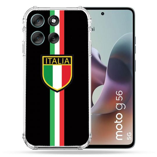 Coque Renforcée Pour Motorola G56 5G Voyage Italie 3 Noir