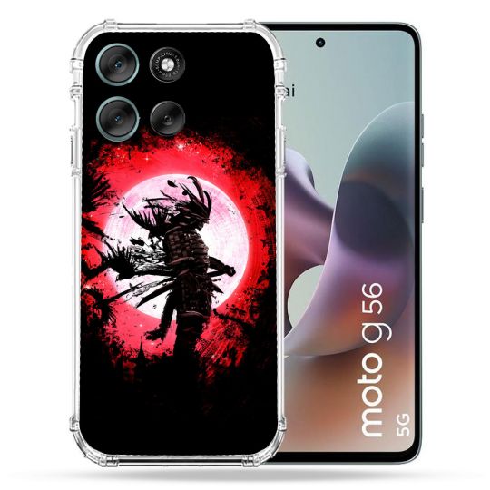 Coque Renforcée Pour Motorola G56 5G Voyage Japon Samourai