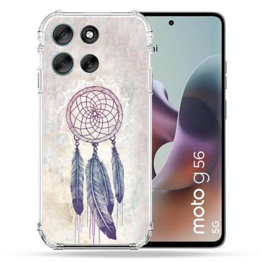 Coque Renforcée Pour Motorola G56 5G Zen Attrape Reve Blanc