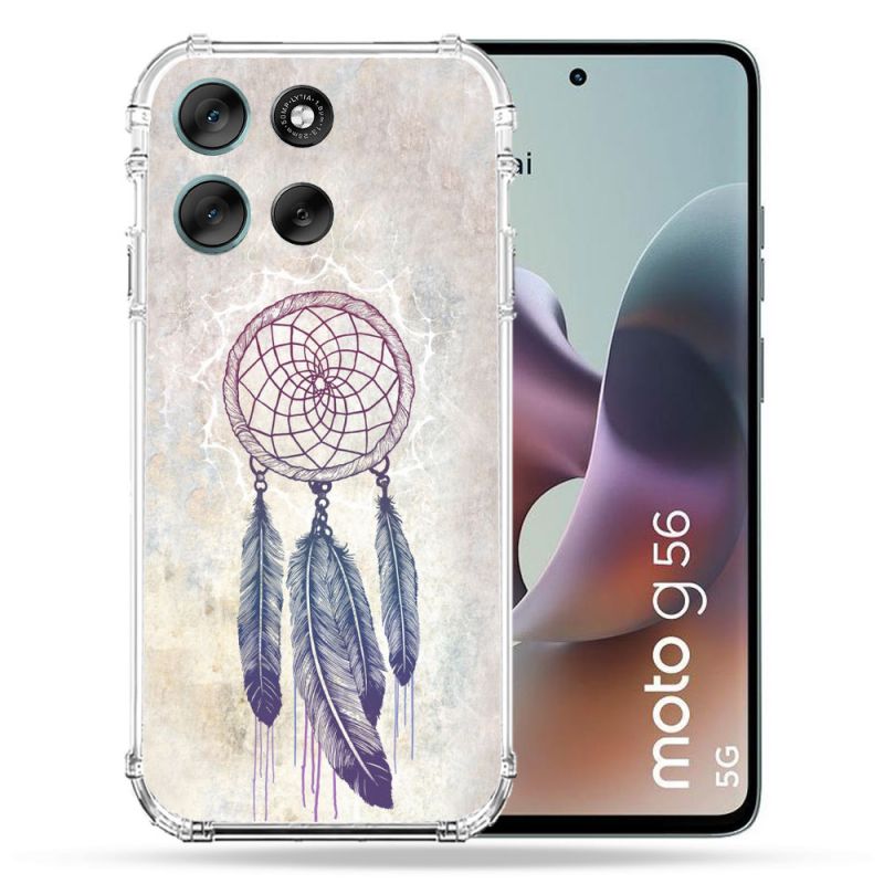 Coque Renforcée Pour Motorola G56 5G Zen Attrape Reve Blanc