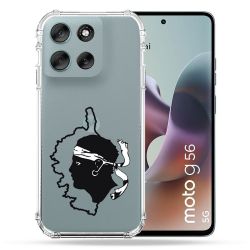 Coque Renforcée Transparente Pour Motorola G56 5G Corse