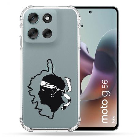 Coque Renforcée Transparente Pour Motorola G56 5G Corse