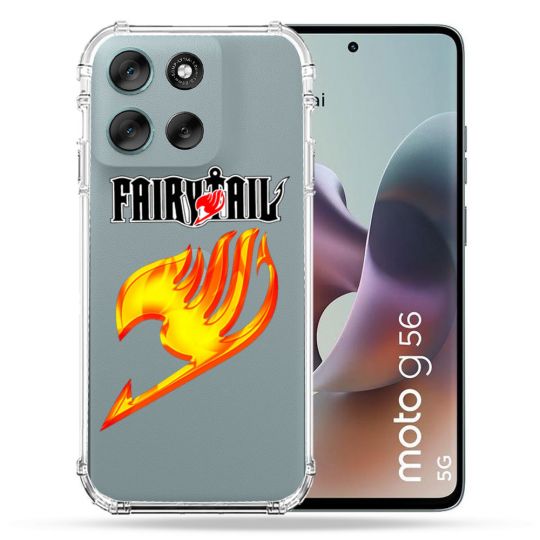 Coque Renforcée Transparente Pour Motorola G56 5G Fairy Tail