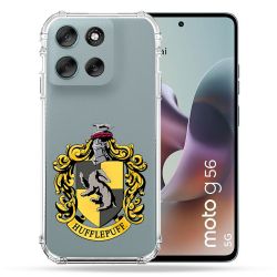 Coque Renforcée Transparente Pour Motorola G56 5G Harry Potter Hufflepuff