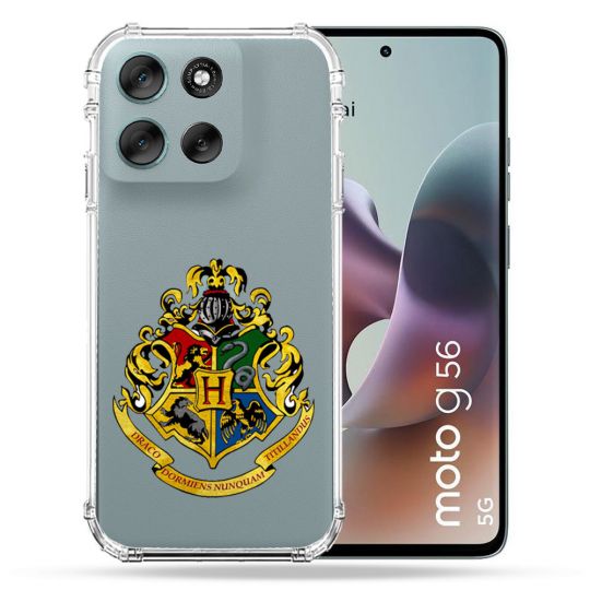 Coque Renforcée Transparente Pour Motorola G56 5G Harry Potter Poudlard