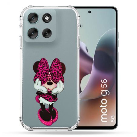 Coque Renforcée Transparente Pour Motorola G56 5G Minnie