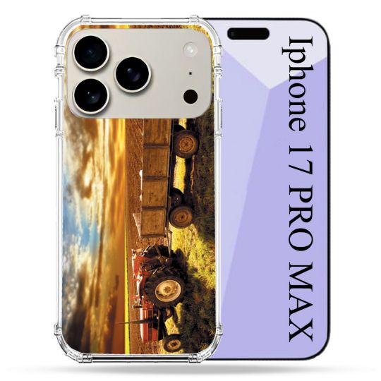Coque Renforcée Magsafe Pour Iphone 17 Pro Max Agriculture Tracteur Color