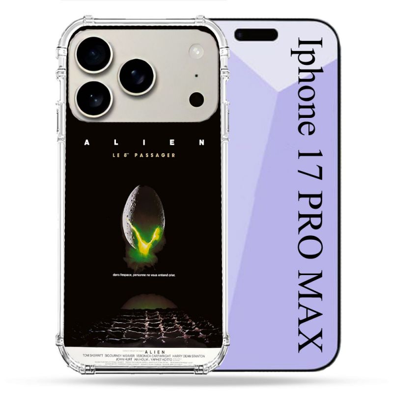 Coque Renforcée Magsafe Pour Iphone 17 Pro Max Alien Affiche