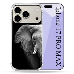 Coque Renforcée Magsafe Pour Iphone 17 Pro Max Animal Elephant Noir