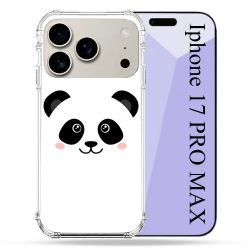 Coque Renforcée Magsafe Pour Iphone 17 Pro Max Animal Panda Blanc