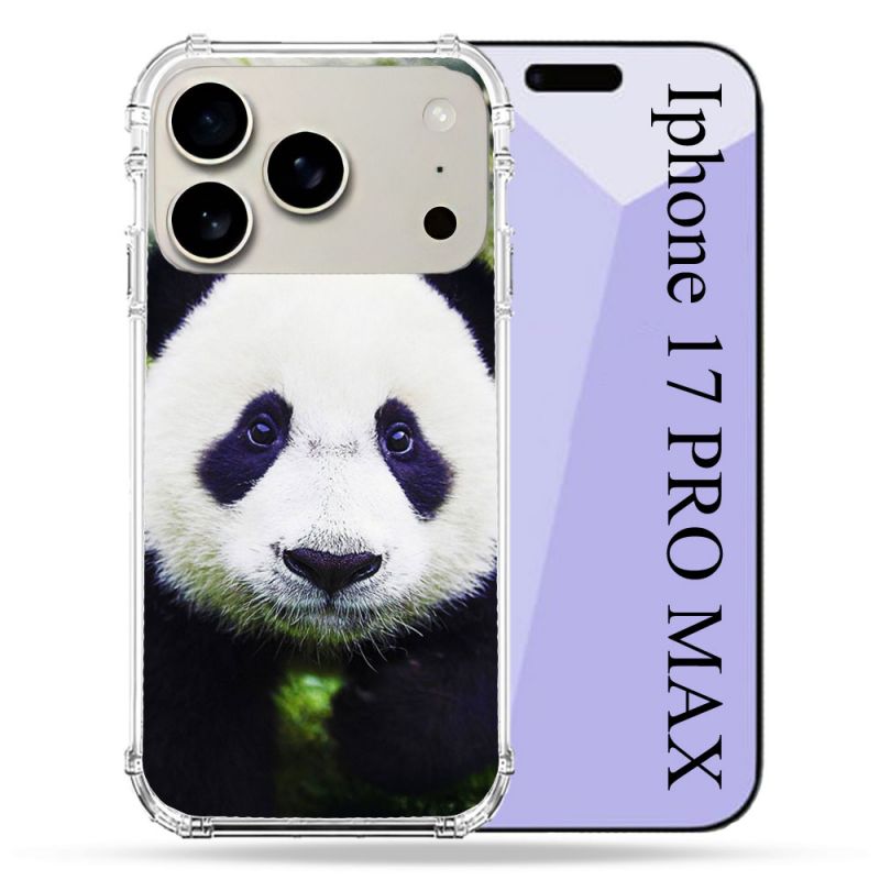 Coque Renforcée Magsafe Pour Iphone 17 Pro Max Animal Panda Color