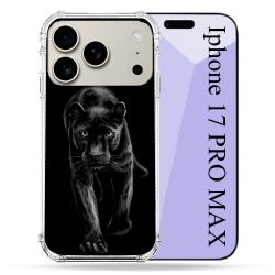 Coque Renforcée Magsafe Pour Iphone 17 Pro Max Animal Panthère Noire