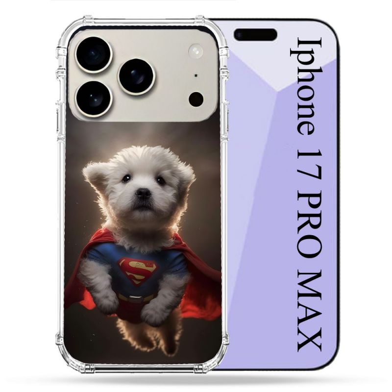 Coque Renforcée Magsafe Pour Iphone 17 Pro Max Animal Super Chien