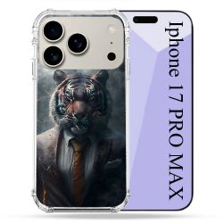 Coque Renforcée Magsafe Pour Iphone 17 Pro Max Animal Tigre Business