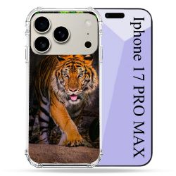 Coque Renforcée Magsafe Pour Iphone 17 Pro Max Animal Tigre Jungle