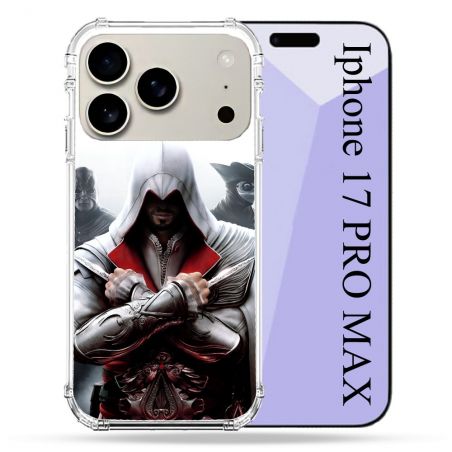 Coque Renforcée Magsafe Pour Iphone 17 Pro Max Assassin Creed Mask