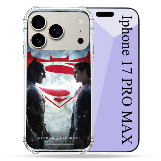 Coque Renforcée Magsafe Pour Iphone 17 Pro Max Batman VS Superman
