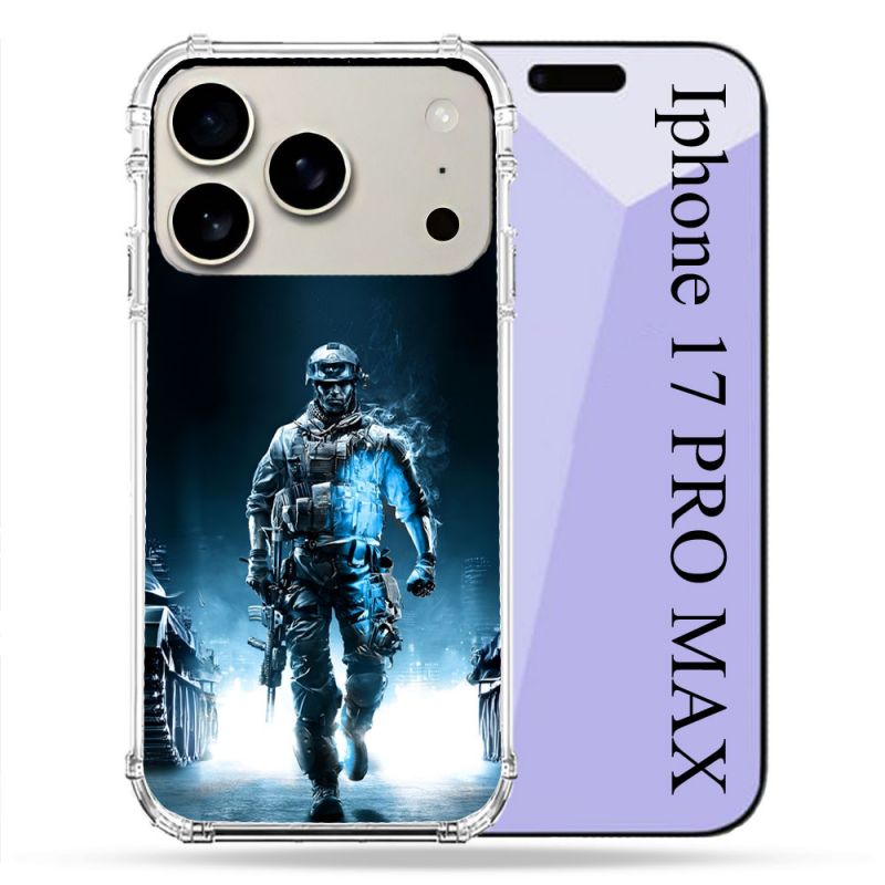 Coque Renforcée Magsafe Pour Iphone 17 Pro Max Call Of Duty Guerrier