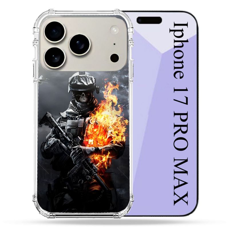 Coque Renforcée Magsafe Pour Iphone 17 Pro Max Call Of Duty Squelette