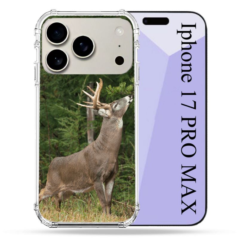 Coque Renforcée Magsafe Pour Iphone 17 Pro Max Chasse Cerf