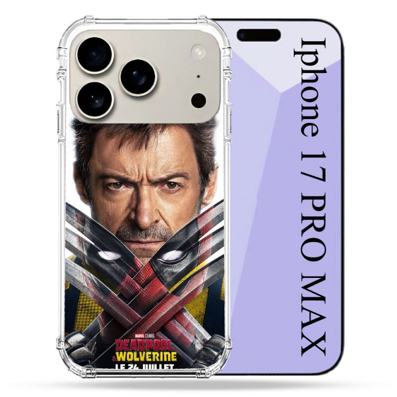 Coque Renforcée Magsafe Pour Iphone 17 Pro Max Deadpool Affiche