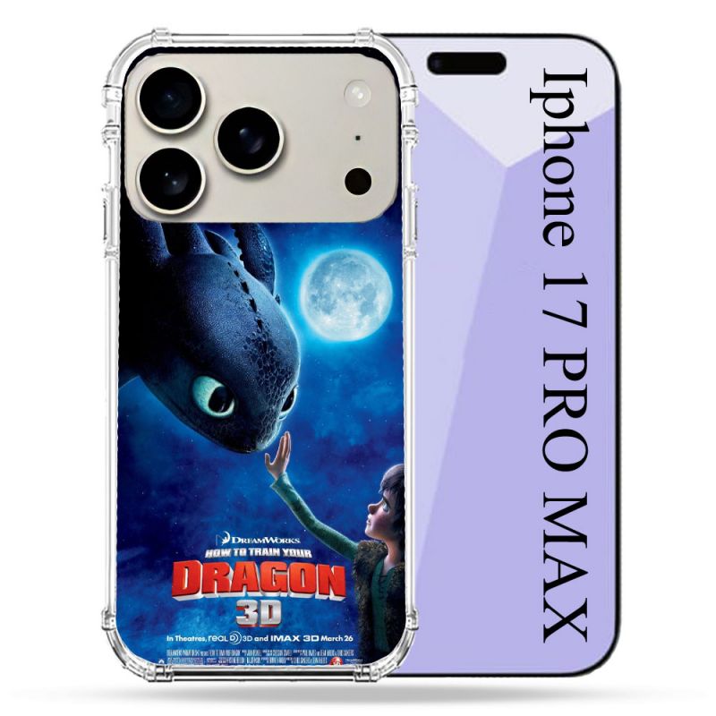 Coque Renforcée Magsafe Pour Iphone 17 Pro Max Dragons Affiche