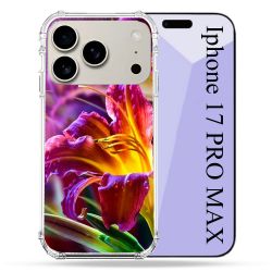Coque Renforcée Magsafe Pour Iphone 17 Pro Max Fleur Lys Color