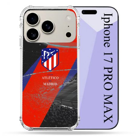 Coque Renforcée Magsafe Pour Iphone 17 Pro Max Foot Athletico Madrid