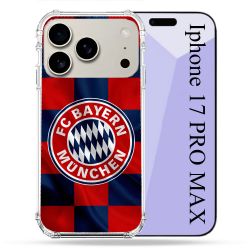 Coque Renforcée Magsafe Pour Iphone 17 Pro Max Foot Bayern Munich Carreaux