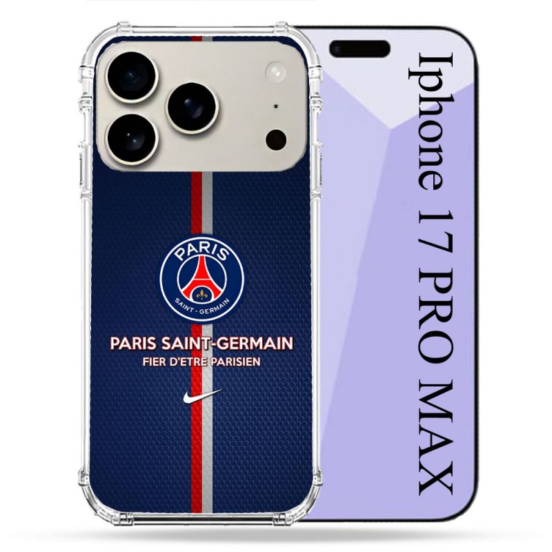 Coque Renforcée Magsafe Pour Iphone 17 Pro Max Foot PSG Fier