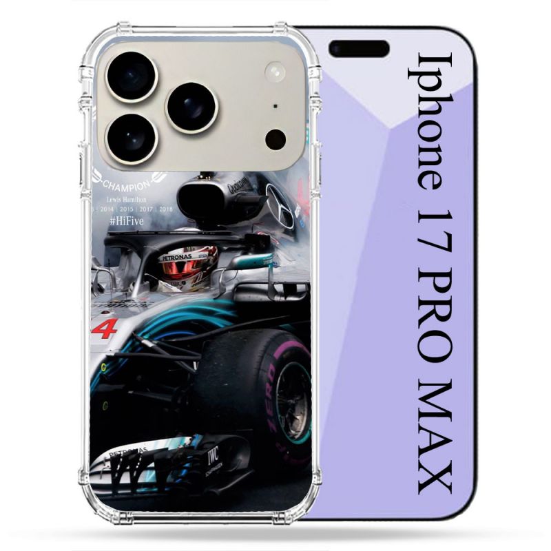 Coque Renforcée Magsafe Pour Iphone 17 Pro Max Formule 1 F1 Mercedes Petronas