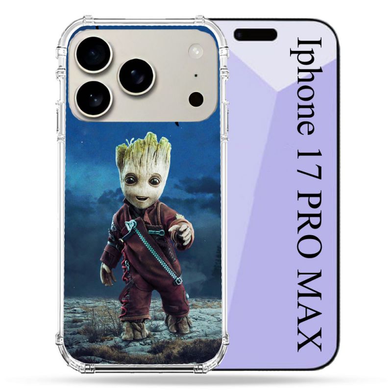 Coque Renforcée Magsafe Pour Iphone 17 Pro Max Groot Bleu