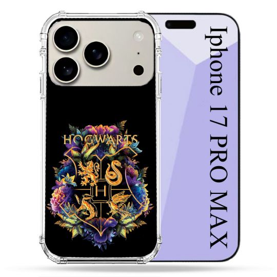 Coque Renforcée Magsafe Pour Iphone 17 Pro Max Harry Potter Hogwarts
