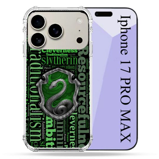 Coque Renforcée Magsafe Pour Iphone 17 Pro Max Harry Potter Serpentar