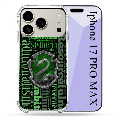 Coque Renforcée Magsafe Pour Iphone 17 Pro Max Harry Potter Serpentar