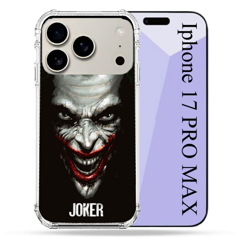 Coque Renforcée Magsafe Pour Iphone 17 Pro Max Joker Noir