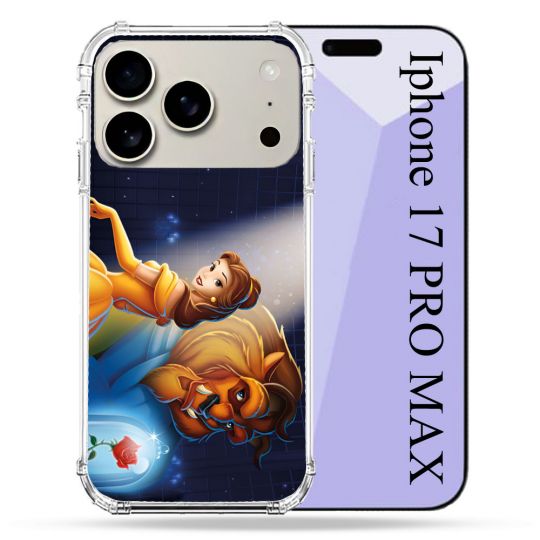 Coque Renforcée Magsafe Pour Iphone 17 Pro Max La Belle et La Bête