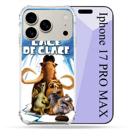 Coque Renforcée Magsafe Pour Iphone 17 Pro Max L'âge de Glace Affiche