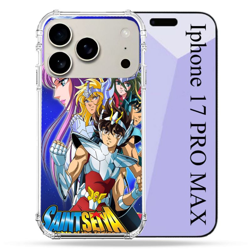 Coque Renforcée Magsafe Pour Iphone 17 Pro Max Les Chevaliers Du Zodiaque