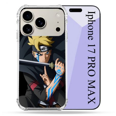 Coque Renforcée Magsafe Pour Iphone 17 Pro Max Manga Boruto Tatouage