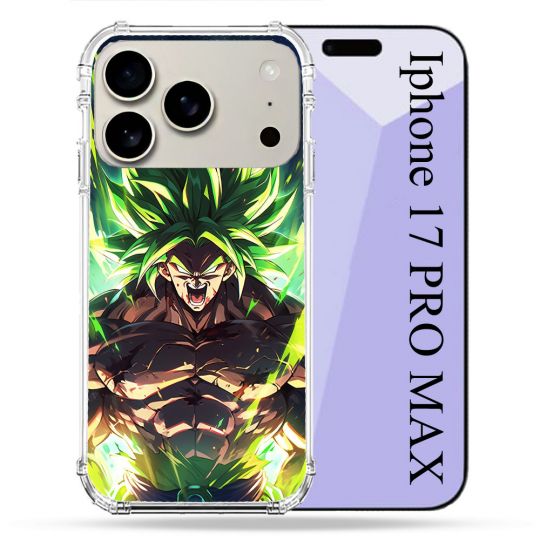 Coque Renforcée Magsafe Pour Iphone 17 Pro Max Manga Dragon Ball Broly