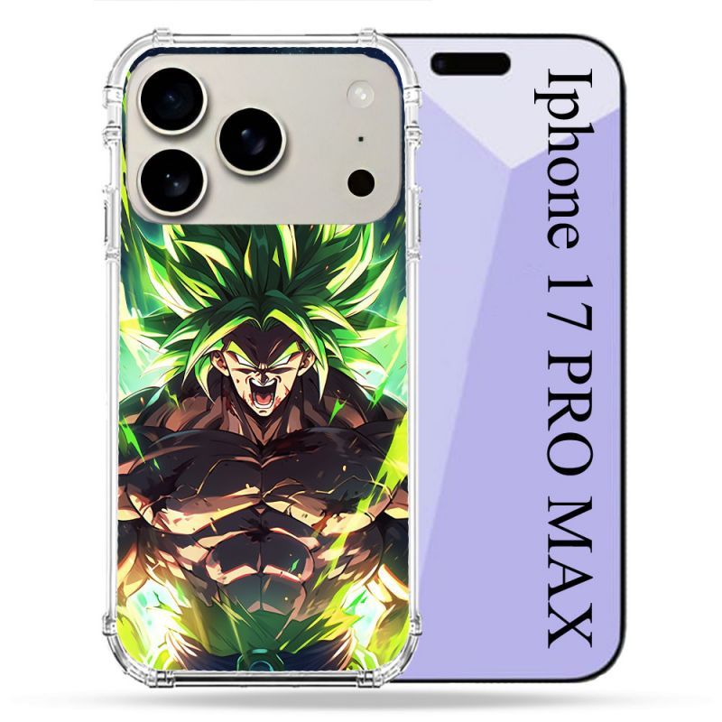 Coque Renforcée Magsafe Pour Iphone 17 Pro Max Manga Dragon Ball Broly