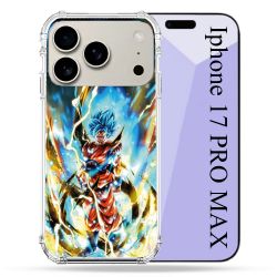 Coque Renforcée Magsafe Pour Iphone 17 Pro Max Manga Dragon Ball Sangoku Blanc