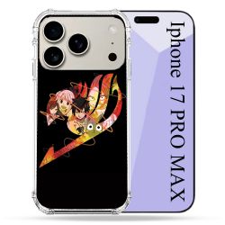 Coque Renforcée Magsafe Pour Iphone 17 Pro Max Manga Fairy Tail Logo Noir