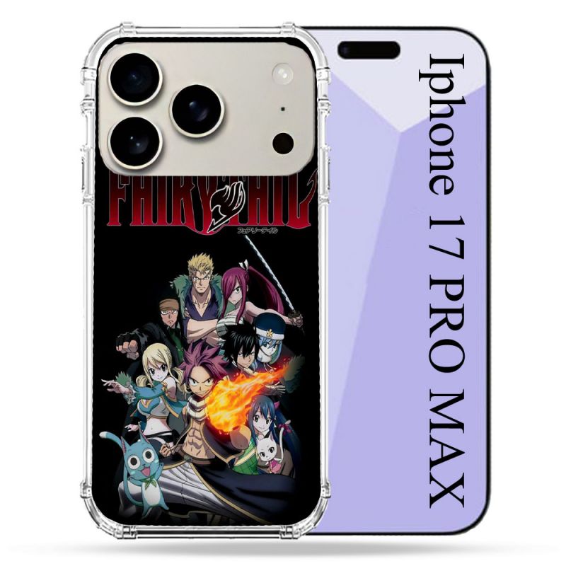 Coque Renforcée Magsafe Pour Iphone 17 Pro Max Manga Fairy Tail Logo Team