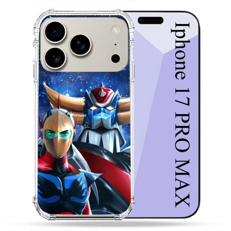 Coque Renforcée Magsafe Pour Iphone 17 Pro Max Manga Goldorak
